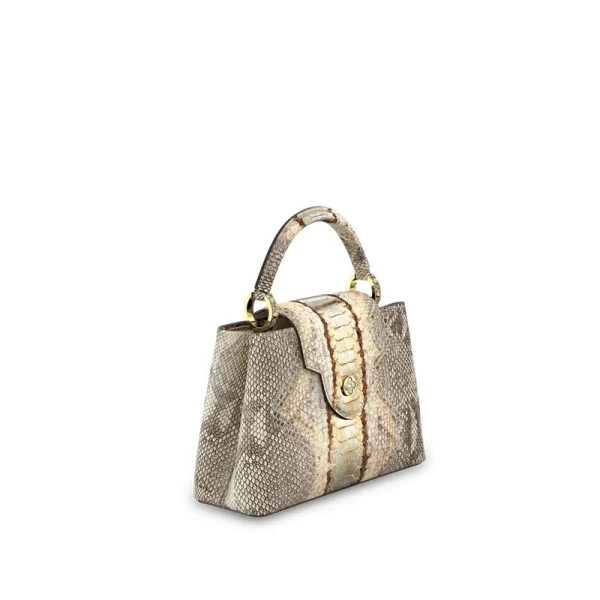 Capucines BB Bag Python in collecties handtassen exotische leren tassen voor dames