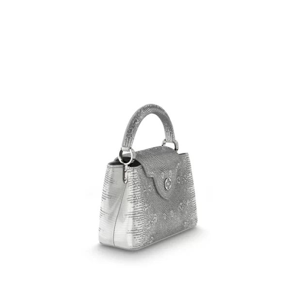 Capucines Mini Bag Lezard in collecties handtassen exotische leren tassen voor dames