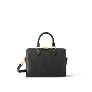 Speedy Bandoulière 25 Bag Monogram Empreinte Leather in collecties handtassen schoudertassen en schoudertassen voor dames