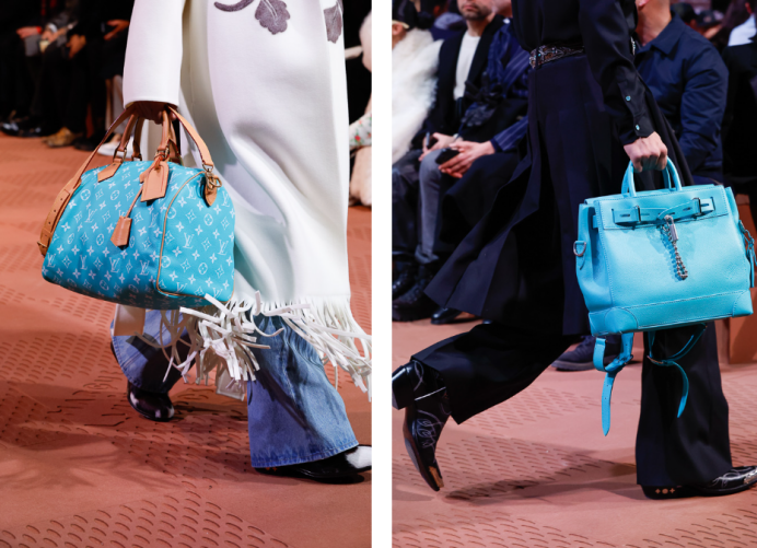 Een moderne kijk op het Westen: Louis Vuitton Herfst/Winter 2024 handtassen voor heren